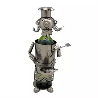 Product thumbnail: Lady Chef with Pan Bottle Holder